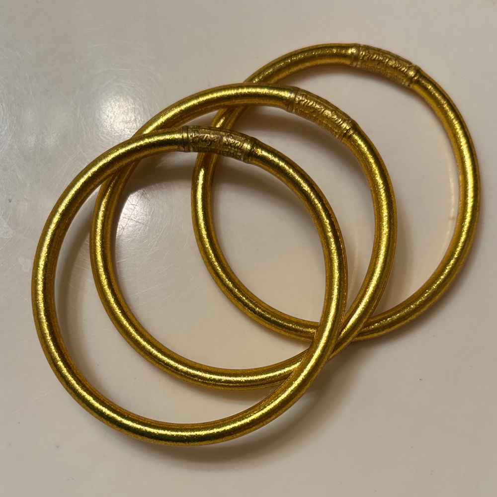 Budahgirl Chic Gold-Toned Bangles